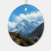 Himalaya Mount Everest India Nepal - reiszomer Keramisch Ornament (Links)