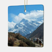 Himalaya Mount Everest India Nepal - reiszomer Keramisch Ornament (Links)