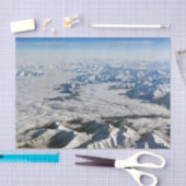 Himalaya mountains under clouds - Tibet Tissuepapier (Craft)