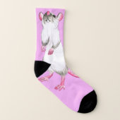 Himalaya rat roze sokken (Rechts - buiten)
