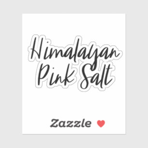 Himalaya Roze Zout Opslag Sticker