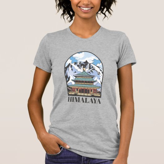 Himalaya Temple T-shirt (Voorkant)
