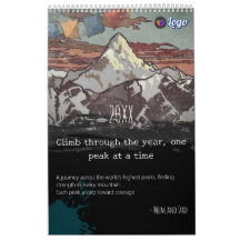 Himalaya-toppen Motivatiekalender 2026 Cadeau