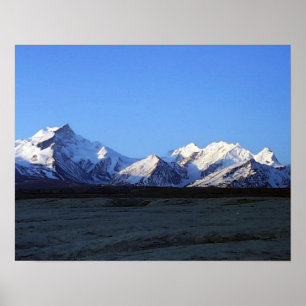 Himalaya uit het Tibetaanse Plateau Poster