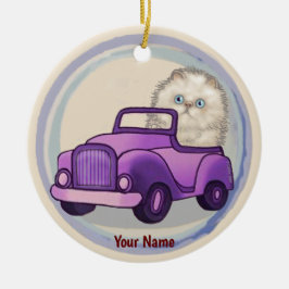 Himalayaanse kat auto ornament