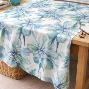 Himalayaanse Perzische Blauwe Papavers Aquarel Stof