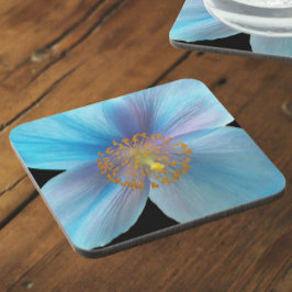 Himalayan Blue Poppy Floral Bier Onderzetter
