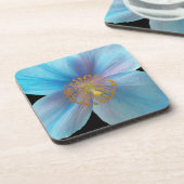 Himalayan Blue Poppy Floral Bier Onderzetter (Linkerzijde)