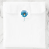 Himalayan Blue Poppy Flower Sticker (Tas)