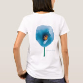 Himalayan Blue Poppy Flower Women's T-Shirt (Achterkant)
