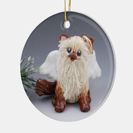 Himalayan Cat Angel-Ornament Keramisch Ornament (Links)