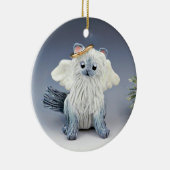 Himalayan Cat Bluepoint Angel-Ornament Keramisch Ornament (Rechts)