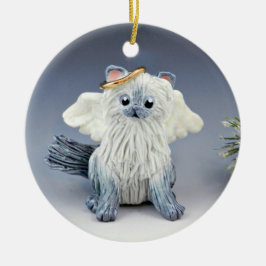 Himalayan Cat Bluepoint Angel-Ornament Keramisch Ornament