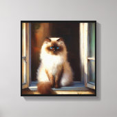 Himalayan Cat Canvas Afdruk (Voorkant)