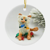 Himalayan Cat Flame-point keramisch Ornament (Voorkant)