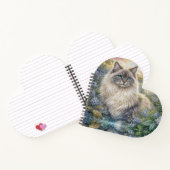 Himalayan Cat in Garden  Notitieboek (Binnen)