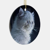 Himalayan Cat Keramisch Ornament (Rechts)