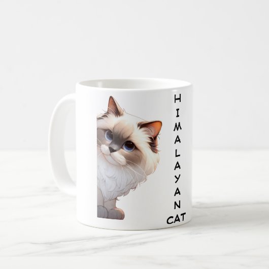 Himalayan Cat Koffiemok (Voorkant links)