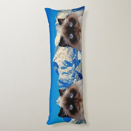 Himalayan Cat Lichaamskussen (Achterkant (Verticaal))