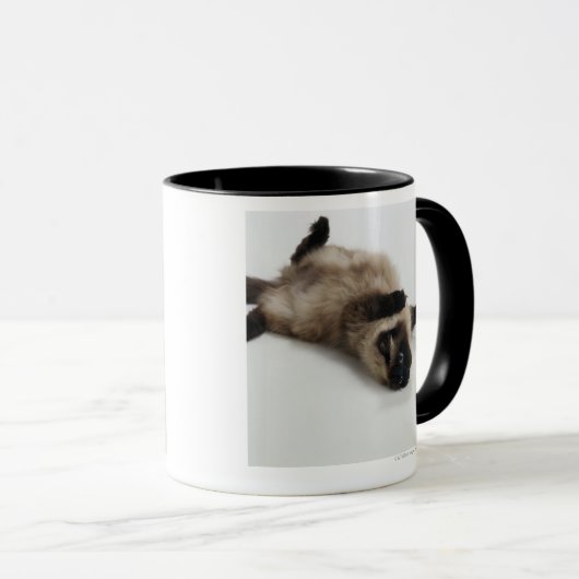 Himalayan Cat Lying op zijn rug Mok (Voorkant rechts)