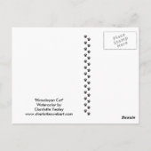 Himalayan Cat Original Art Briefkaart (Achterkant)