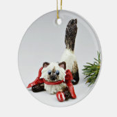 Himalayan Cat Sealpoint Ceramic Ornament (Links)