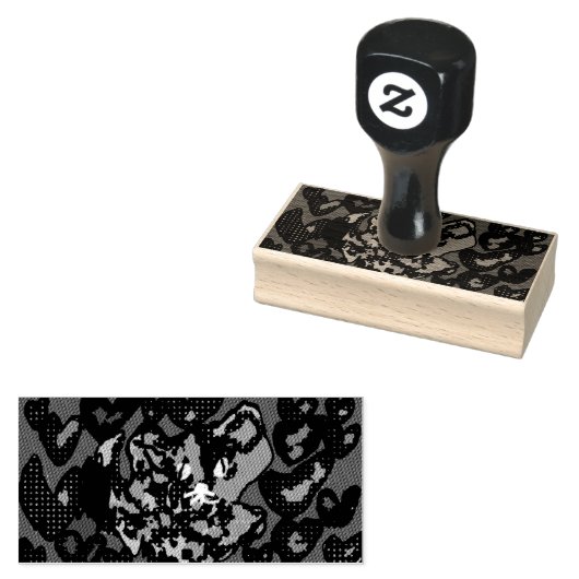 Himalayan Hearts Two-Tone Coffee Mok Teapot Water Rubberstempel (Gestempeld)