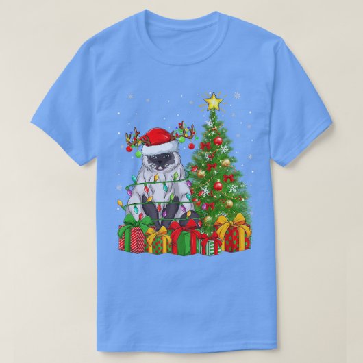 Himalayan kat Lighting Xmas - Himalaya kat - Chr. T-shirt (Design voorkant)