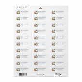Himalayan Kat Retouradreslabels Etiket (Full Sheet)
