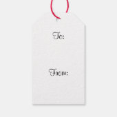 Himalayan kitten Kerstmis Cadeaulabel (Achterkant)