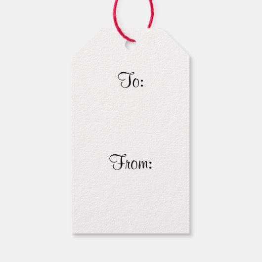 Himalayan kitten Kerstmis Cadeaulabel (Achterkant)