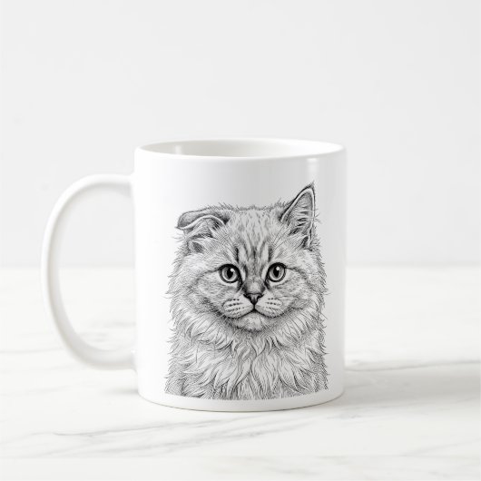Himalayan Kitten Koffiemok Kunst (Links)