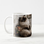 Himalayan Kitty en Pixie Wakker Schrik Koffiemok (Links)