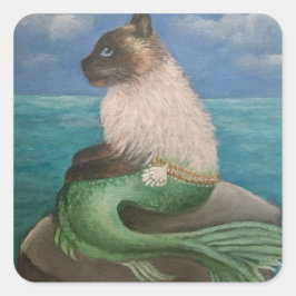 Himalayan Mercat Vierkante Sticker