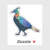 Himalayan Monal Bird Sticker | Afgesneden Sticker (Vel)