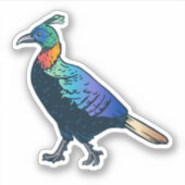 Himalayan Monal Bird Sticker | Afgesneden Sticker (Voorkant)