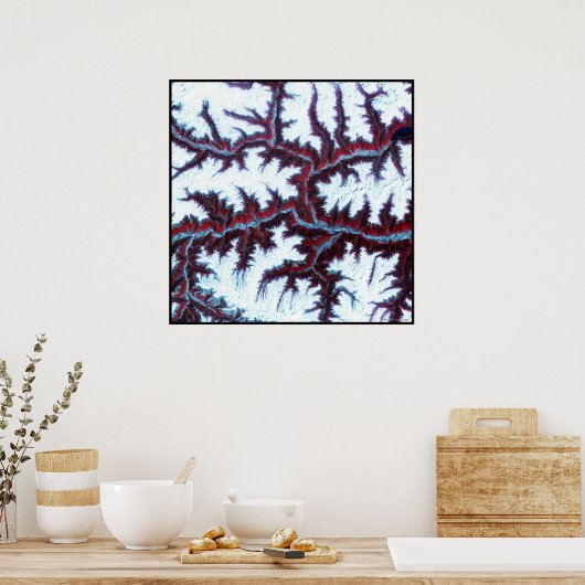 Himalayan Mountains Poster (Keuken)