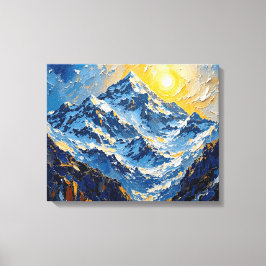 Himalayan Peaks Wrapped Canvas | berglandschap Afdruk