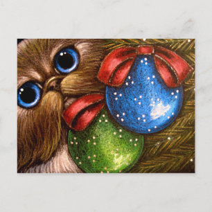 HIMALAYAN PERSIAN CAT HOLIDAY Briefkaart