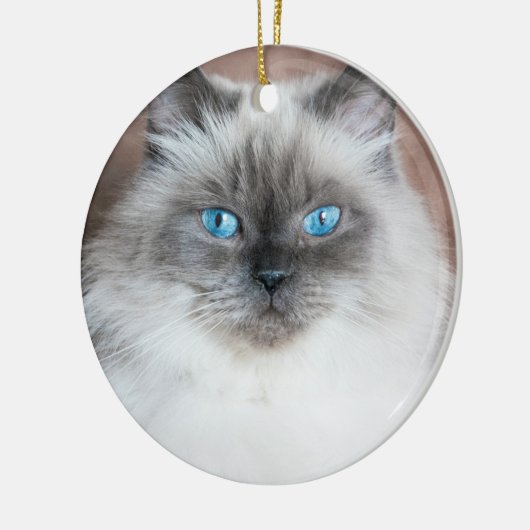 Himalayan Portrait Keramisch Ornament (Links)