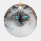 Himalayan Portrait Keramisch Ornament (Achterkant)