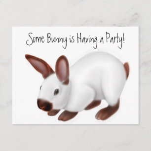 Himalayan Rabbit Invitation Kaart