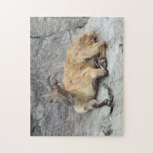 Himalayan Tahr Puzzle Legpuzzel (Verticaal)