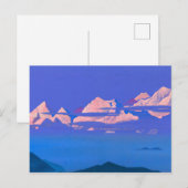 Himalayas, 1933, ingediend door Nicholas Roerich Briefkaart (Voorkant / Achterkant)