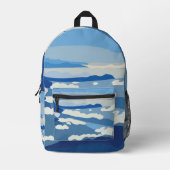 Himalayas Himalayan Mountains Asia Travel Bedrukte Rugzak (Voorkant)