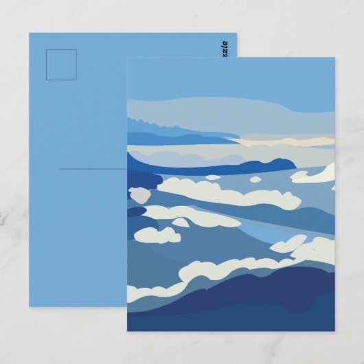 Himalayas Himalayan Mountains Briefkaart (Voorkant / Achterkant)