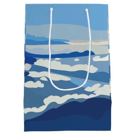 Himalayas Himalayan Mountains  Medium Cadeauzakje (Achterkant)