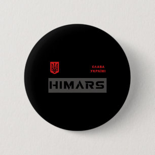 Himars Systeem Militair Leger Eer aan Oekraïne Ronde Button 5,7 Cm