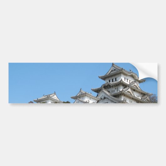 Himeji Castle 姫 路 城, Hyogo, Japan Bumpersticker (Voorkant)