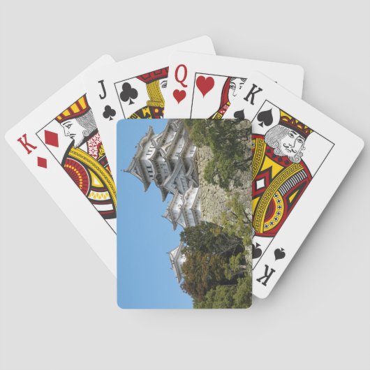 Himeji Castle 姫 路 城, Hyogo, Japan Speelkaarten (Achterkant)